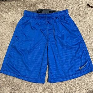 Blue Nike Dri-Fit Basketball Shorts Medium